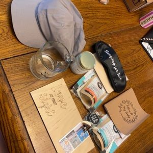 Box of new mom items.